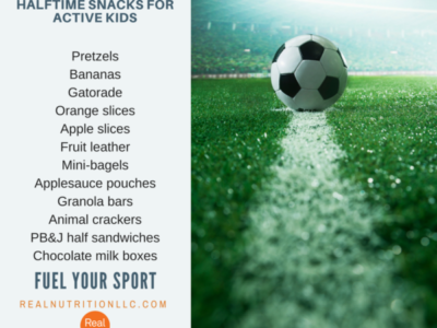 Halftime snacks for active kids
